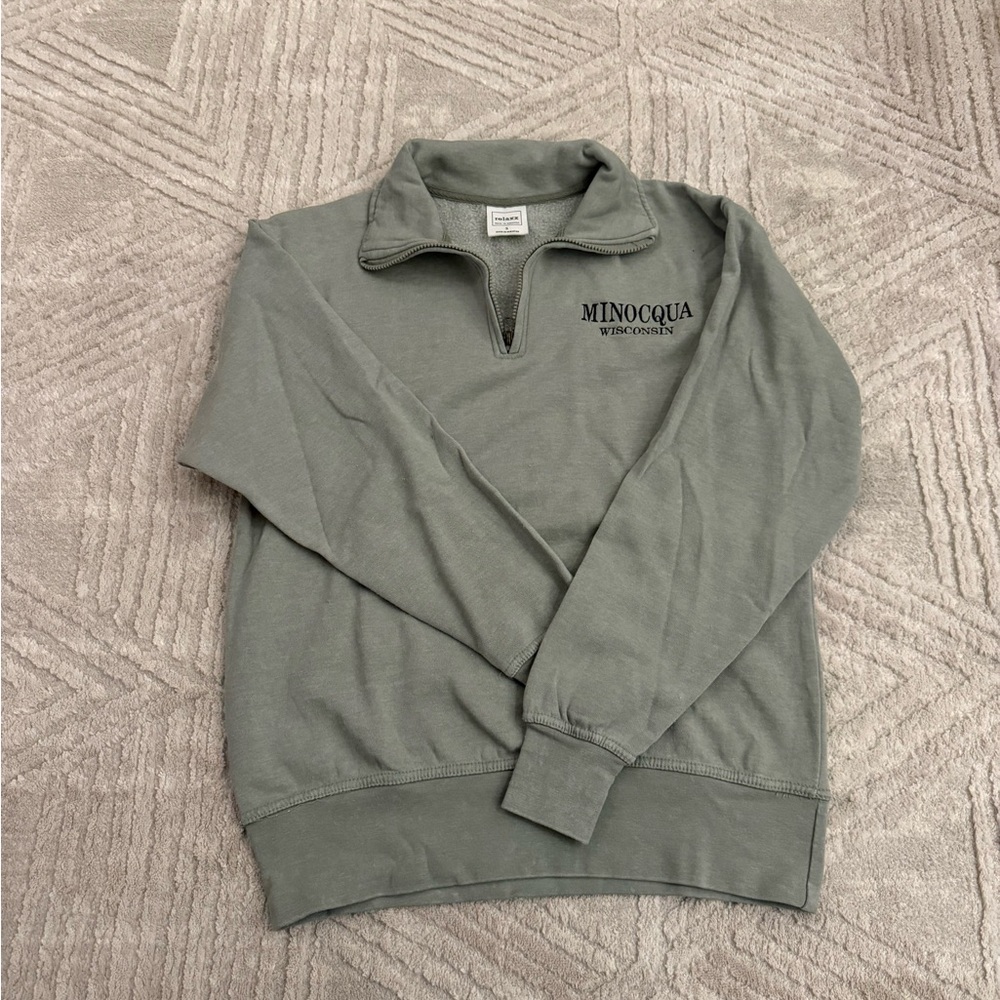 Women’s Olive Green Quarter Zip